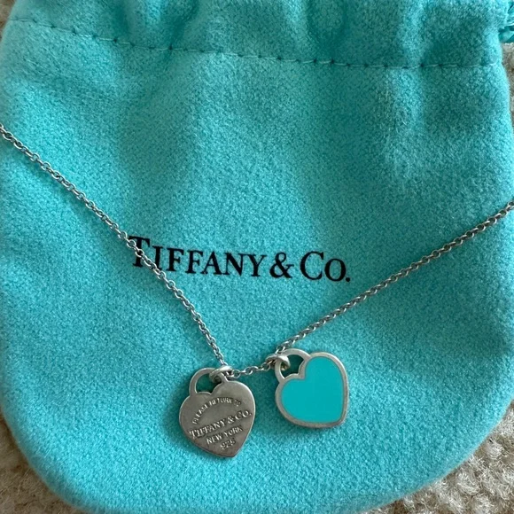 Tiffany & Co | 2 heart necklace - Picture 5 of 7